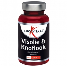 GratisVerzending2xLucovitaalVisolieKnoflook120capsules