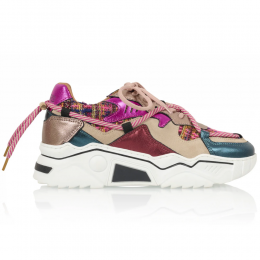 DWRSLabelDWRSLabel-JUPITERtweedBeigeFuchsia-Maat37