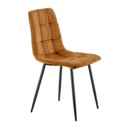 byfonQRhodaEetkamerstoel-Caramel