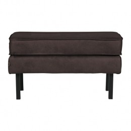 WOOODRodeoHocker-Eco-leder-Zwart