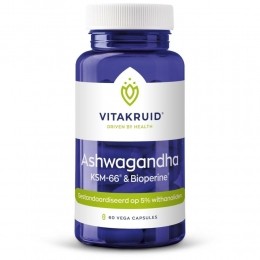 GratisVerzendingVitakruidAshwagandhaKsm60vegacapsules