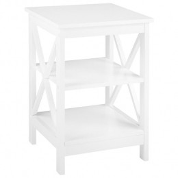 Beliani-FOSTER-Bijzettafel-Wit-MDF