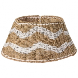Beliani-HIVER-Kerstboomrok-NatuurlijkWit-51cm-Zeegras