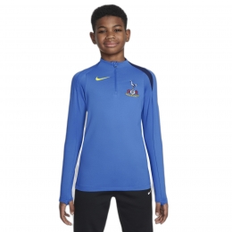 NikeTottenhamHotspurStrikeTrainingstrui14-Zip2025-2026KidsBlauwDonkerblauwFelgeel