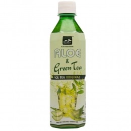 5xTropicalAloeVeraDrinkGreenTeaNatural500ml