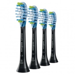 PhilipsSonicareOpzetborstelsPremiumPlaqueDefenceZwart4stuks