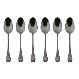 SambonetKoffielepelTaorminaZwart6Stuks