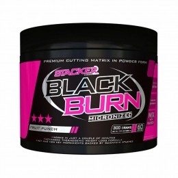 StackerBlackBurnMicronizedFruitPunch300gr