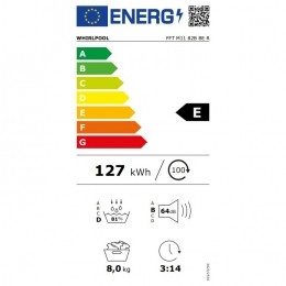 WhirlpoolFFTM1182BBERWarmtepompdrogerWit