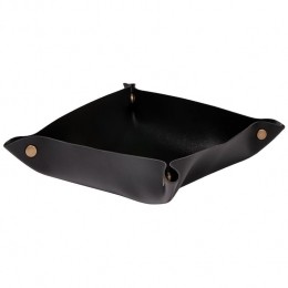 QUVIOOrganizervierkantleermetdrukknoppen-Zwart