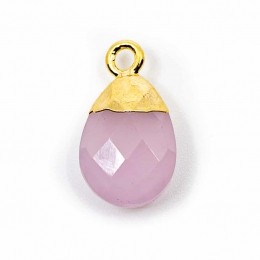 EdelsteenhangerAardbeienkwartsPeertje10mm