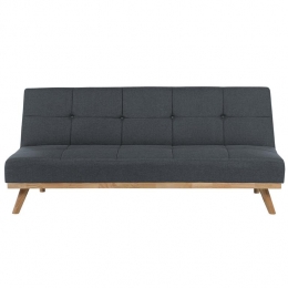 Beliani-FROYA-Slaapbank3-zits-Donkergrijs-Polyester