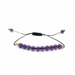 EdelsteenArmbandAmethistVerstelbaar