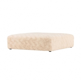 NestlivingErlaVierkantePoefSchapenvacht-Beige