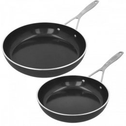 DemeyereIndustry3CeraforceKoekenpannenset-Aluminium-2428cm