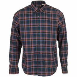 OverhemdLangeMouwTimberlandStretchPoplinCheckShirtAngoraYd