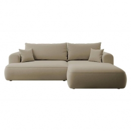NADUVICollectionPhilipaHoekbankRechtsmetSlaapfunctie-Velvet-Beige