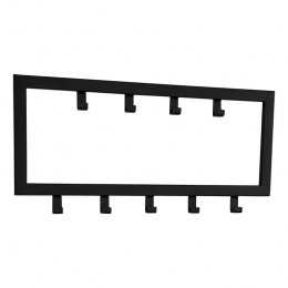 LT-LuceKapstokJoyMatZwart9Haken60cm