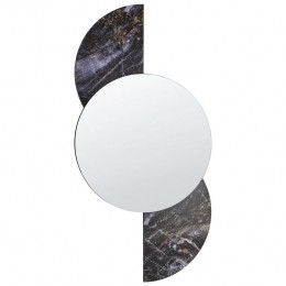 Beliani-SEUZEY-Wandspiegel-Paars-Glas