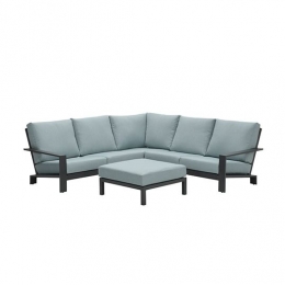 Lincolnloungeset4-dlgcarbonblackmintgrey2445x2445xH78cmGardenImpressions-Gardenimpressions