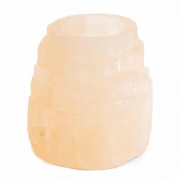 SelenietWaxinelichthouderCilinderOranje-5x8cmca600gram