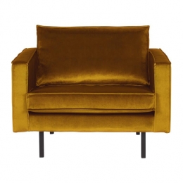 WOOODRodeoFauteuil-Velvet-Oker