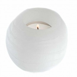 WaxinelichthouderEdelsteenSelenietRondca500gram8x8cm