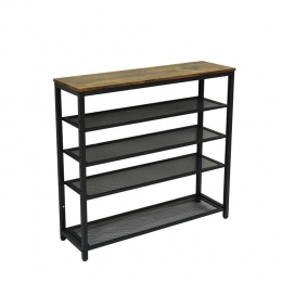 Furnilux-Schoenenrekmet4Roosters-100x30x925cm