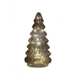 Kerstboompjeglas10ledopbatterijmettimer185x95cmgrijsAnnasCollection-Annascollection