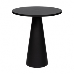 AtmoozSioux-Bijzettafel38x45cm-Zwart-Rond-Metaal