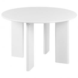 Beliani-COSMO-Rondeeettafel-Wit-100cm-MDF
