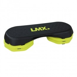LifemaxxLMXFitnessStep-AerobicStepper-ZwartGeel