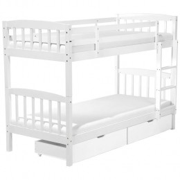 Beliani-REVIN-Stapelbedmetopbergruimte-Wit-90x200cm-Dennenhout