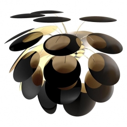 DiscocAwandlampzwart-goud