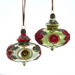 Glasroodgroenreflectorkruisbloem2A9cmornamentKurtSAdler-Kurtsadler