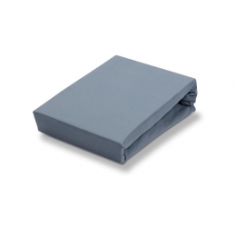 JerseySoftSplittopperHoeslakenDustyBlue140-160x200-220cmBlauw