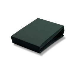 JerseySupremeSplittopperHoeslakenDarkGreen140-160x200-220cmGroen
