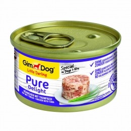 12xGimDogLittleDarlingPureDelightKip-Tonijn85gr