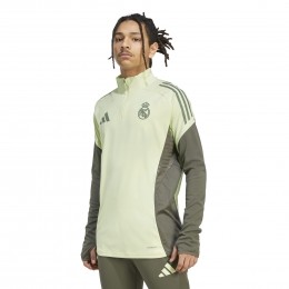 adidasRealMadridTrainingstrui14-Zip2025-2026LichtgroenGrijs