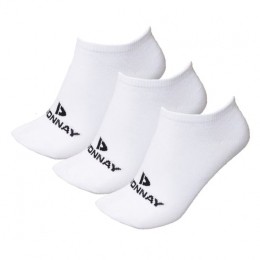 DonnayDonnayUnisexSneakersokken-Wit-3paar