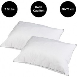 LuxeHotelHoofdkussen2stuks-100katoen-60x70cm