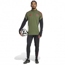 adidasBayernMnchenTrainingspak14-ZipEuropees2025-2026GroenZwartRood