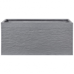Beliani-MYRA-Plantenbak-Grijs-80cm-Klei-vezelmengsel