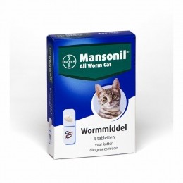 MansonilAllWormOntwormingTablettenKatvanaf4kg4stuks