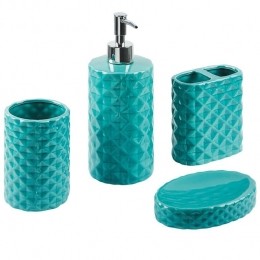 Beliani-GUATIRE-Badkamerset-Turquoise-Dolomiet
