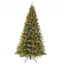 Forestfrostedkunstkerstboomgreenled260cmTriumphTree-Triumphtree