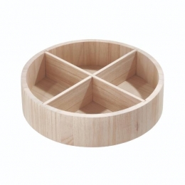 iDesign-LazySusanDraaiplateaumetVakken305cmPaulowniaHout