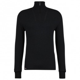Woolpower-ZipTurtleneck400-LongsleevemaatXXLzwart