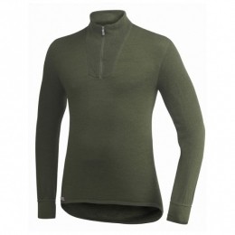 Woolpower-ZipTurtleneck400-LongsleevemaatMolijfgroen