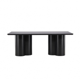 Svea-Rovarechthoekigeeettafel-100x210cm-zwart